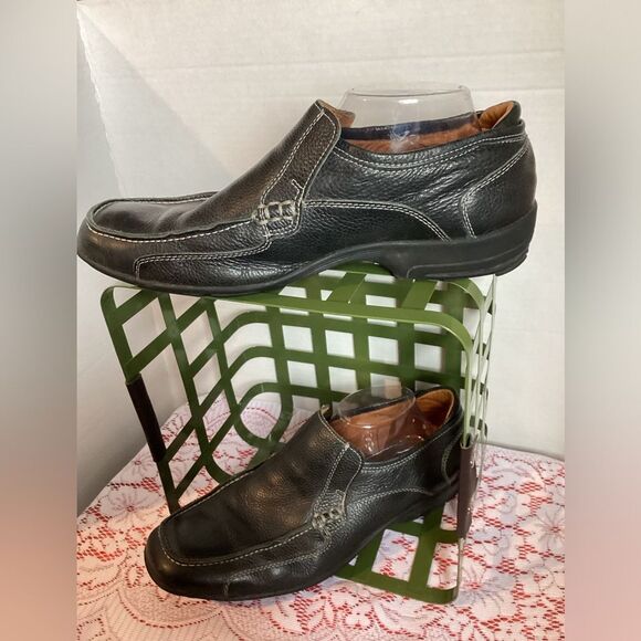 Push Footwear Black Havana Loafers Men’s Size 11D Made in Brazil - Picture 1 of 13